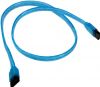 Revoltec Kabel S-ATA UV-active 50 cm blue